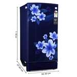 Godrej 185 L 2 Star Direct Cool Single Door Refrigerator (Pep Blue) 
